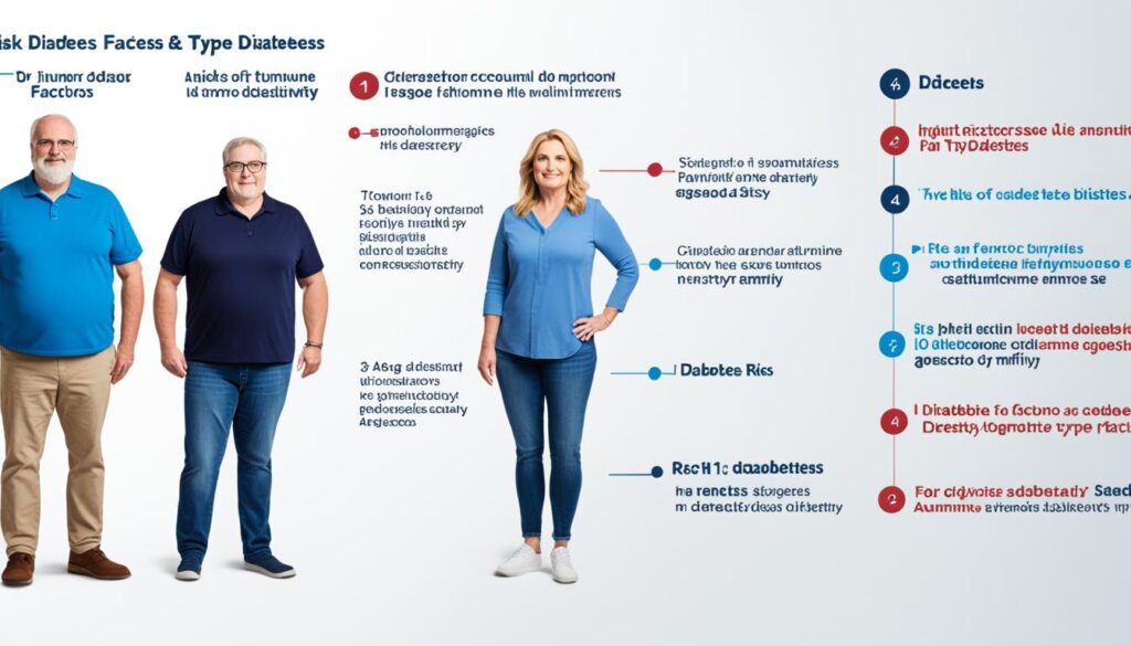 Type 1 and Type 2 diabetes
